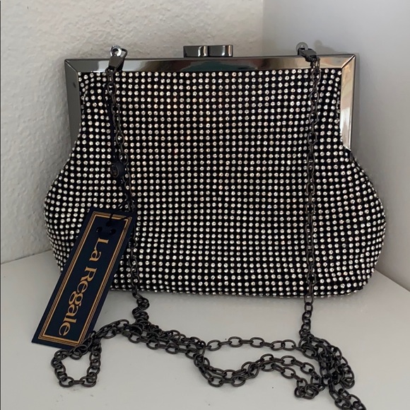 NEW! Diamond La Regale Evening Bag Purse - Picture 2 of 5